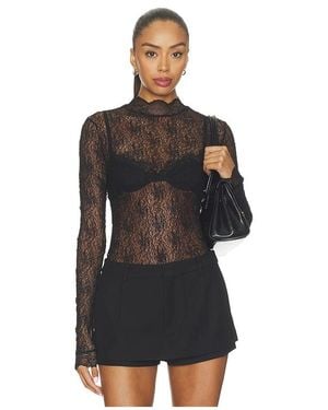 Elodie the Label Calais Lace Top - Black