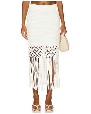 Rails Falda Midi Sevilla En Color Blanco Talla (También En M, S, Xs)