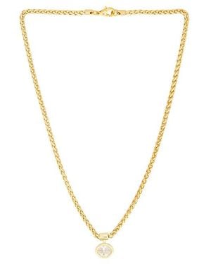 Shashi Olympia Diamond Necklaace - Metallic