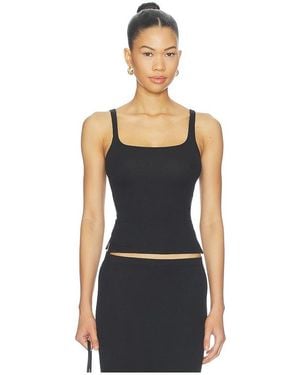 WAO Square Neck Tank - Black
