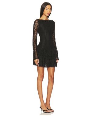 Free People Clarise Mini Dress in Green | Lyst