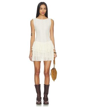 MORE TO COME Eden Mini Dress - White