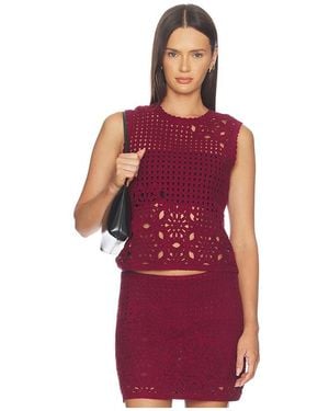 FRAME The Postcard Tank - Red