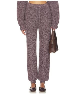 WellBeing + BeingWell Dale Knit Pant - Purple