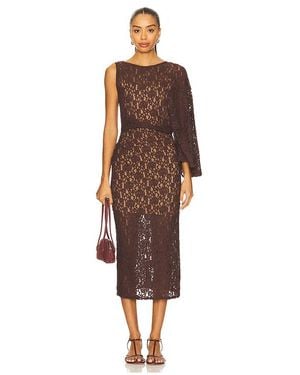 L'academie 'Academie By Marianna Ayden Midi Dress - Brown