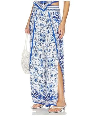 Alice + Olivia Larissa Pant - Blue