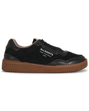 AllSaints Regan Low Top Trainer - Black