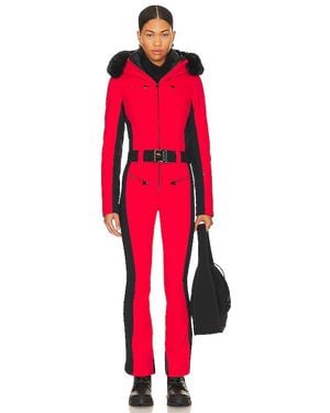 Goldbergh Parry Ski Faux Fur Jumpsuit - Red