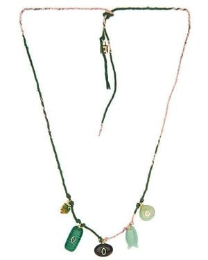 DANNIJO Abalone Necklace - Blue