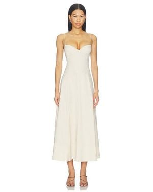 St. Agni Midi-Kleid - Weiß
