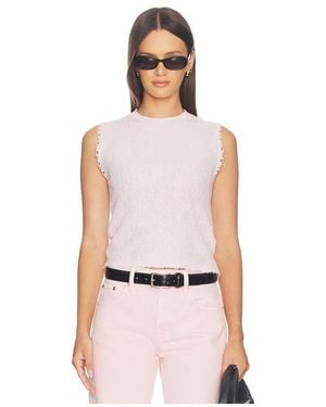 Helmut Lang Undone Edge Tank - Pink