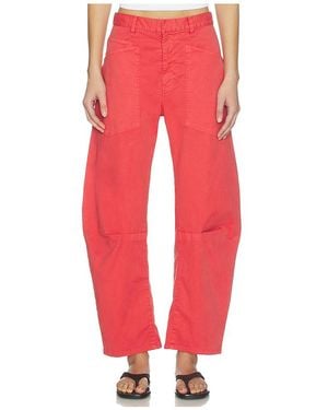 Nili Lotan PANTALON SHON en Red - Rouge