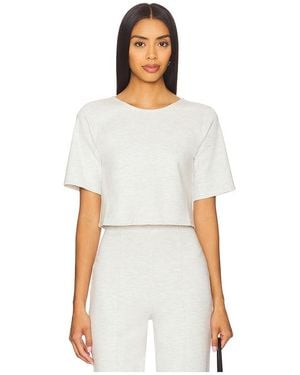 Ripley Rader Ponte Knit Short Sleeve Top - White