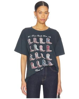 Daydreamer Boots For Walking Merch Tee - Blue