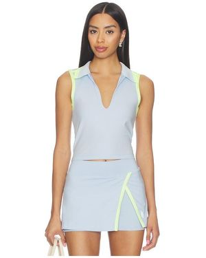 Free People X Fp Movement Forehand Polo Top - White