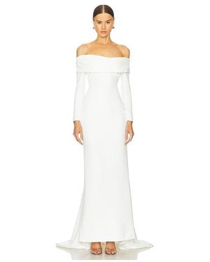 Solace London Lyla Maxi ドレス - ホワイト
