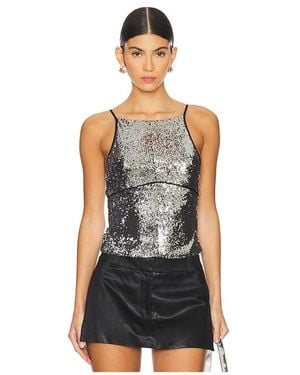 Free People James Sequin Tank - Black