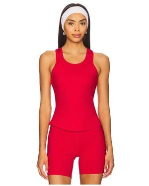Year Of Ours Ribbed Sporty Tank Top - Red