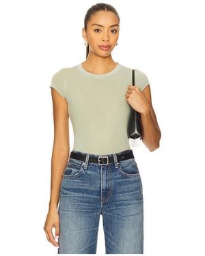Cotton Citizen Marbella キャップスリーブTシャツ - ブルー