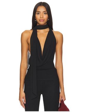 MAJORELLE Kelly Halter Top - Black
