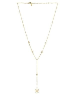 Mazin Jewels Starburst Lariat - White