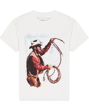 One Of These Days Where The West Has Gone Tee - White