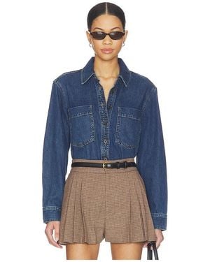 FRAME The Polished Shirt - Blue