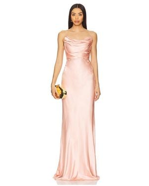 strapless open back dress Lavender One-Shoulder Cocktail Tulle Dress main image 1
