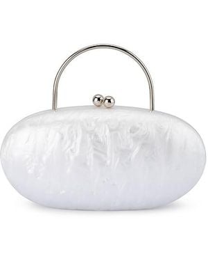 OLGA BERG Imelda Top Handle Bag - White