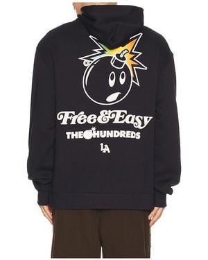 The Hundreds X Free And Easy Adam Bomb Hoodie - Black