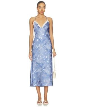 LoveShackFancy Evania Dress - Blue