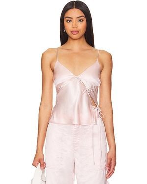 bubish Lara Bow Singlet Top - Pink