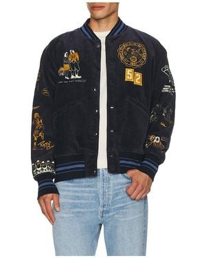 Samuel Zelig College-Jacke - Blau