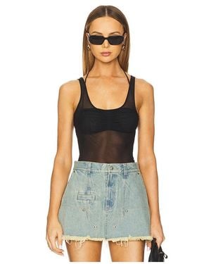 PRIVATE POLICY Bikini Mesh Top - White