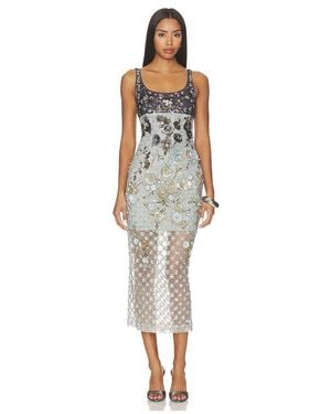 La Fuori Nyx Bloom Aurora Dress - Blue