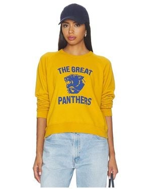 The Great The Fleece Rookie Sweatshirt With Growling Panther - Yellow
