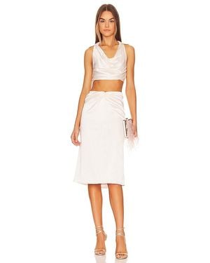 MORE TO COME Maily Skirt Set - White