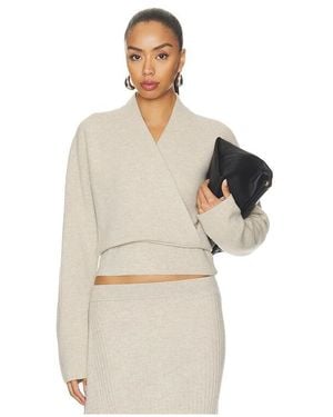 NAADAM Cashmino Wrap Sweater - Natural