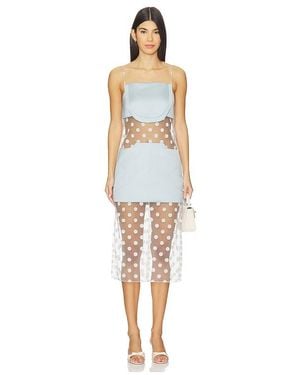 Prabal Gurung Midikleid Dress - Blau