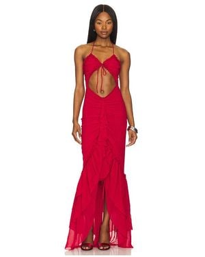 h:ours Kleid Haven - Rot