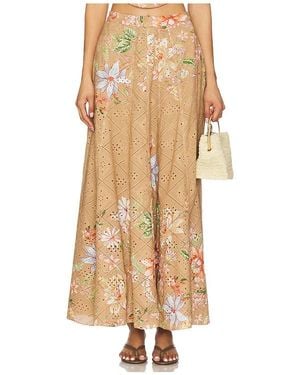 Hemant & Nandita X Revolve Long Skirt - Natural