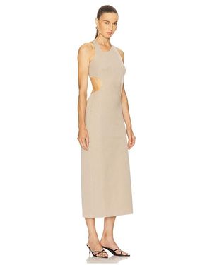 knee length dresses for ladies The Alandra Dress in White XXS main image 1