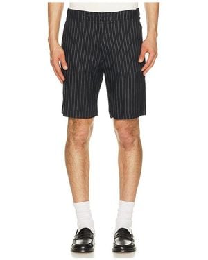 Khalhon Linen Stripe Club Shorts En Color Azul Talla (También En 34, 36)
