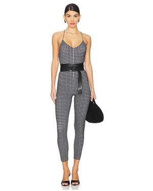 Norma Kamali Low Back Fara Slip Catsuit - Blue
