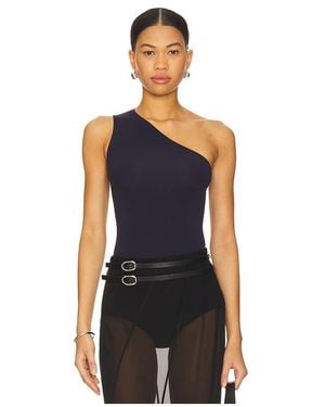 Commando Ballet One-Shoulder Bodysuit - Blue