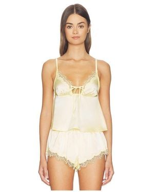 KAT THE LABEL Sorrento Camisole Top - White