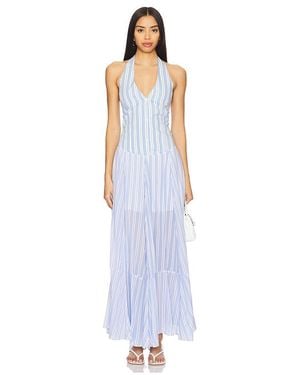 SWF Halter Vest Maxi Dress - White