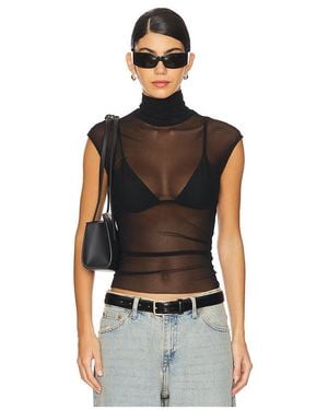 Only Hearts Turtleneck Shell - Black