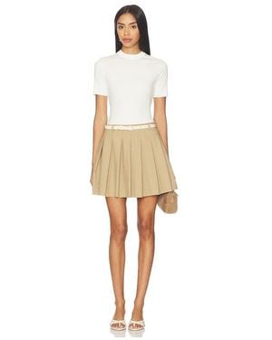 Jonathan Simkhai Abbie Short Sleeve Mini Dress - Natural