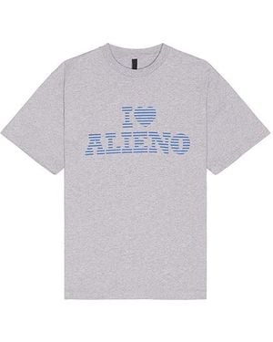 No Problemo I Heart Alieno Tシャツ - ホワイト